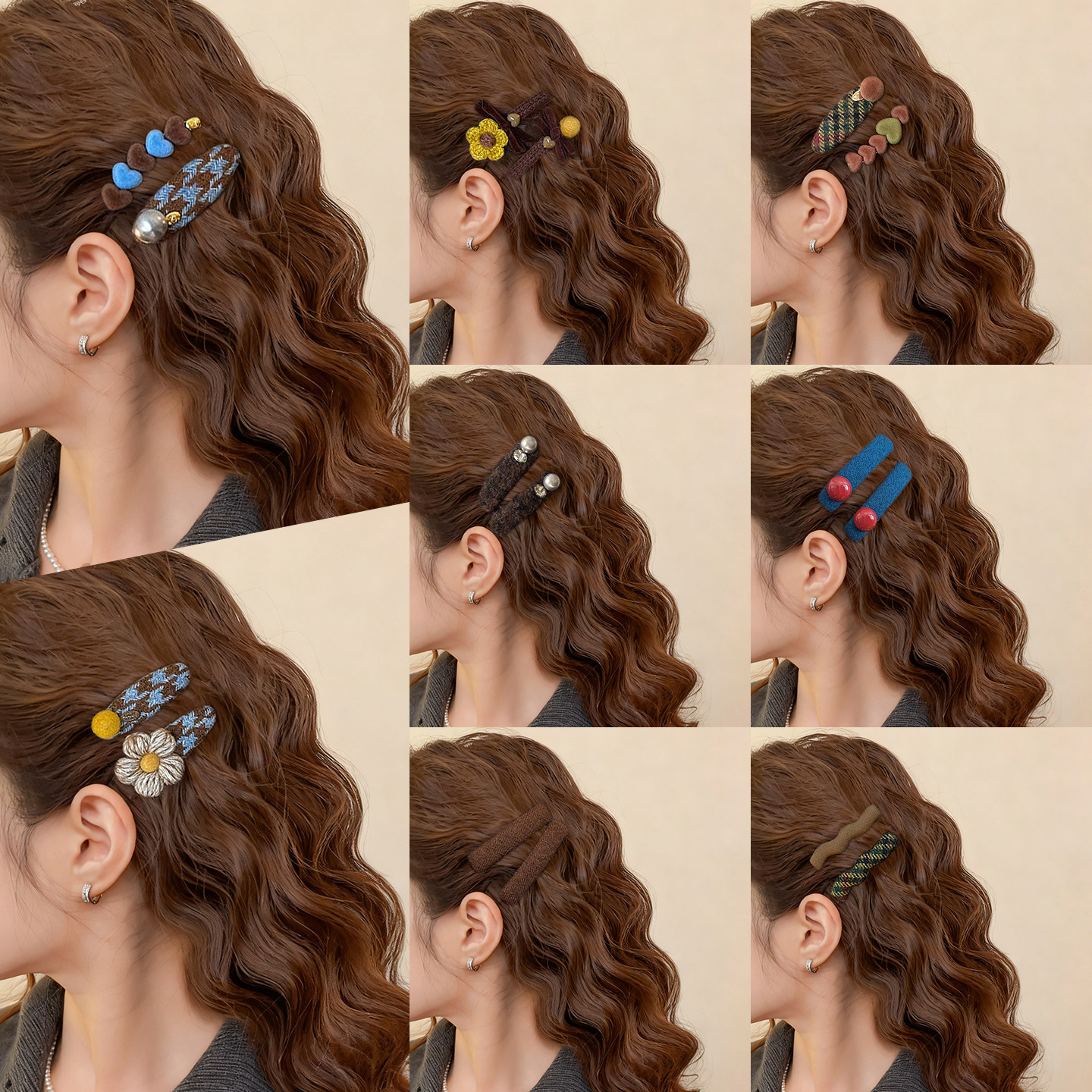 甜美气质花朵发夹侧边刘海夹女秋冬2025新款前额碎发bb夹韩系边夹,饰品/流行首饰/时尚饰品新,发饰,淘宝优惠券,粉丝福利购,淘宝优惠卷