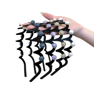 儿童碎发头箍前额高颅顶珠珠发箍