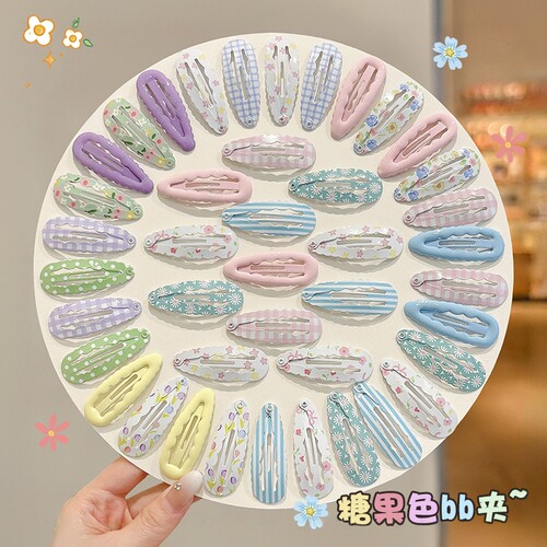 儿童可爱彩色小发夹侧边刘海夹