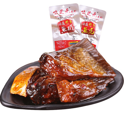味芝元香辣鱼排26g湖南特产