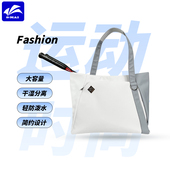 速迈新款 羽毛球包单肩斜挎包大容量轻便球包多功能防泼水运动包