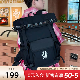 安踏欧文双肩包旅行通勤背包大容量书包设计感潮电脑包192541153