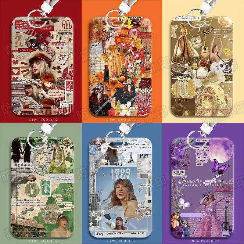 霉霉学生滑盖卡套校园牌胸牌饭卡公交卡门禁卡吊牌保护套