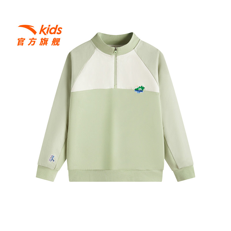 安踏儿童男女小童针织套头衫