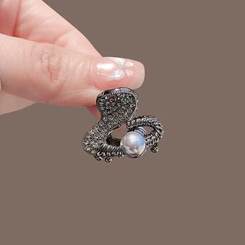 夹子头饰发夹小号水钻珍珠顶夹