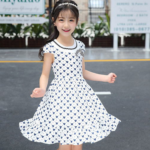 女童碎花裙公主裙连衣裙