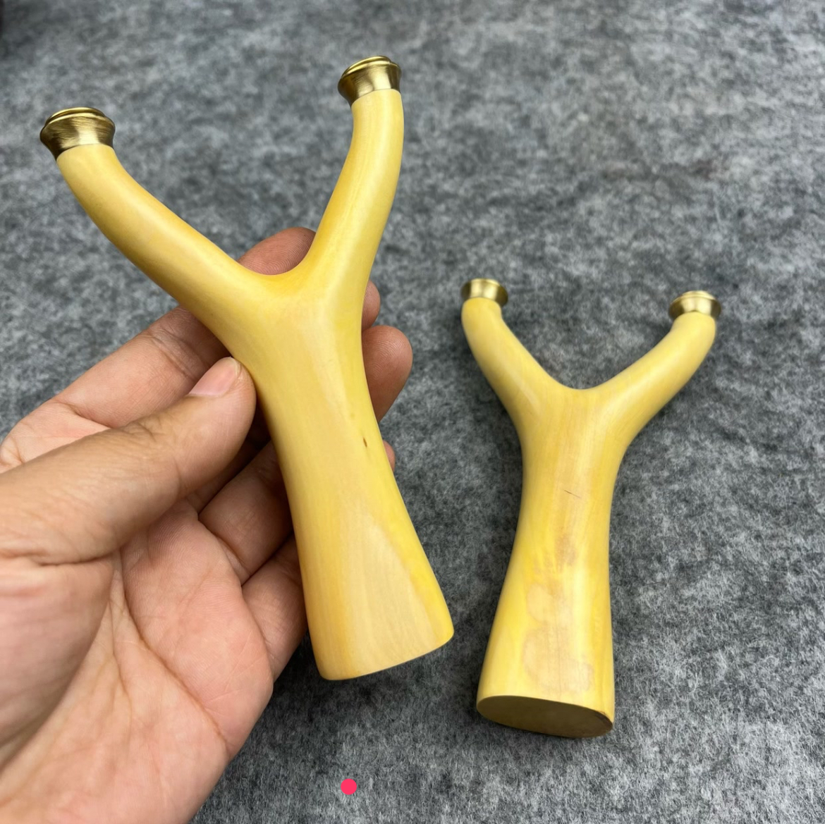 黄杨木快压微瑕疵直把叉