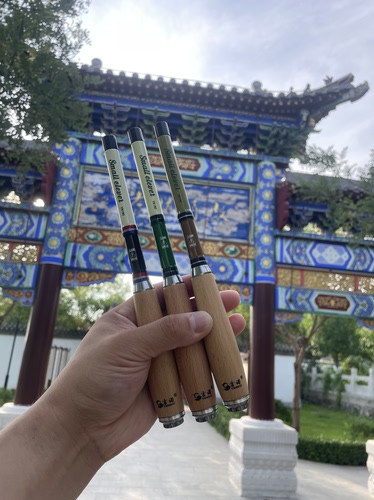 言诺二代小蛙竿28调小物钓竿马口竿白条便携露营迷你短节溪流手竿