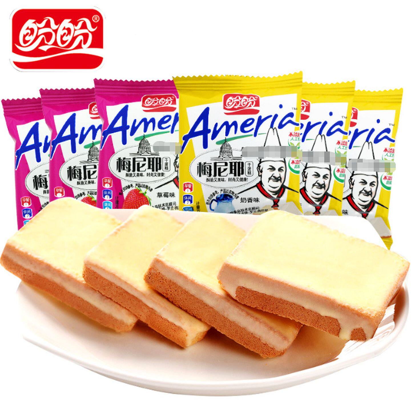 盼盼梅尼耶干蛋糕饼干休闲女生爱吃的高端零食网红爆款2026新款