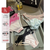 危险香水型蕾丝性感缎面内裤 「LA」Clara·克拉拉 欲焰系列 女