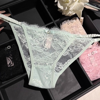 「LA」Edith·情调密语 | 边界系列*性感蕾丝细带纯欲薄款内裤女