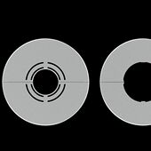遮羞盖水管道遮挡混水阀花洒遮丑盖 饰盖加厚卡扣式 水龙头分体式 装