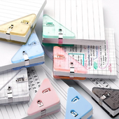 多功能三角夹透明直角边角夹书夹子资料防卷边手账固定 5个装