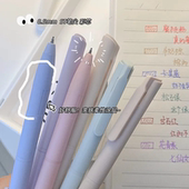 莫兰迪彩色中性笔少女心按动笔高颜值ins学生礼物晚自习标记水彩