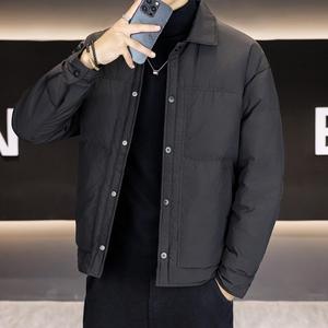 【新标50绒可】户外翻领羽绒服男1062-1 P140，男装羽绒服，星座1411A