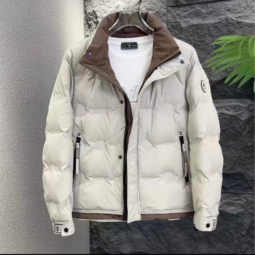 Y1808新标羽绒服男短款美式潮流高街加厚保暖男生冬88088p105，男装羽绒服，星座1411A