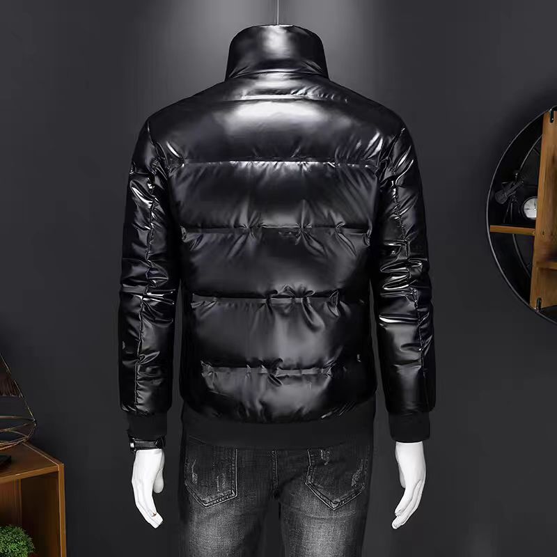 欧洲站冬季新款立领羽绒服男休闲时尚免洗轻薄白鸭绒保暖990P100，男装羽绒服，星座1411A