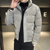 白鸭绒立领羽绒服保暖男2025年新款冬季男士外套3997P100，男装羽绒服，星座1411A