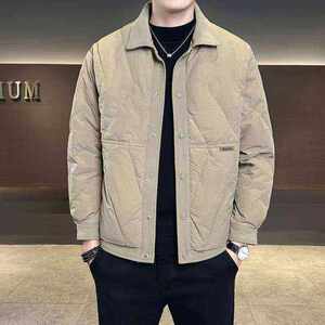 【50绒有报告】户外翻领男士羽绒服男1072-1 P140图片