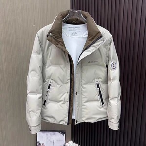 新标羽50绒服男短款美式潮流高街加厚保暖男鸭绒轻薄羽158 p135图片