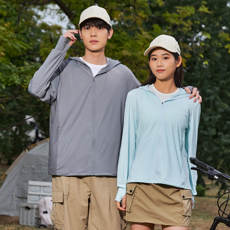 87%锦纶13%氨纶春夏新款防晒衣男防晒服女夏季男女同款7030P40，男装防晒衣，星座1411A