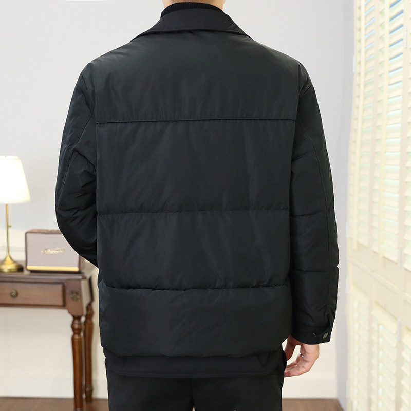 轻薄羽绒服男冬季新款轻熟风男装韩版高级感拼接假两件夹5995p130,男装羽绒服,星座1411A
