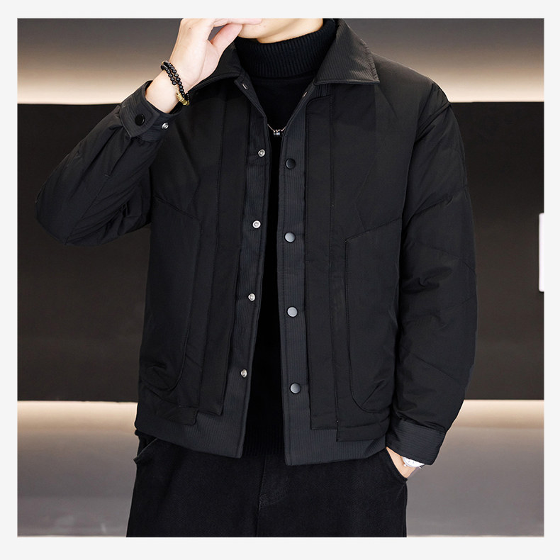 【新标50绒可】羽绒服男冬季新款轻感拼接假两件1071-1P135,男装羽绒服,星座1411A