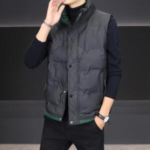 新款羽绒马甲保暖背心男韩版修身马甲8354 P80图片