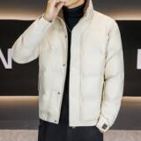 【新标50绒可】男士秋冬户外立领立领羽绒服男1059-1P115，男装羽绒服，星座1411A