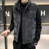 新款冬季男士羽绒马甲鸭绒内穿保暖背心轻薄羽绒服821p70，男装背心/马甲，星座1411A