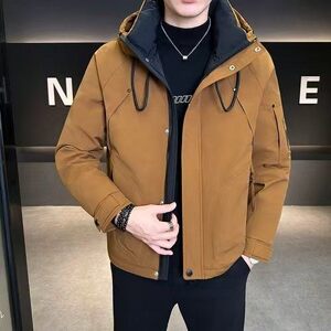 【新标50可】户外男士羽绒服冬季加厚2026新款潮1060 P160，男装羽绒服，星座1411A