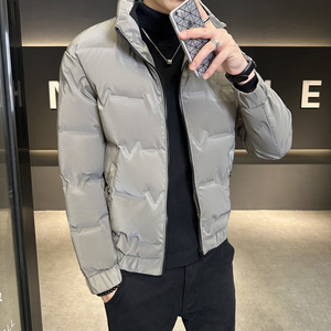 白鸭绒立领羽绒服保暖男年新款冬季男士外套966 P85图片