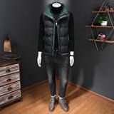 羽绒马甲男士2026年冬季新款加厚保暖坎肩马夹休闲背心外835P80，男装背心/马甲，星座1411A