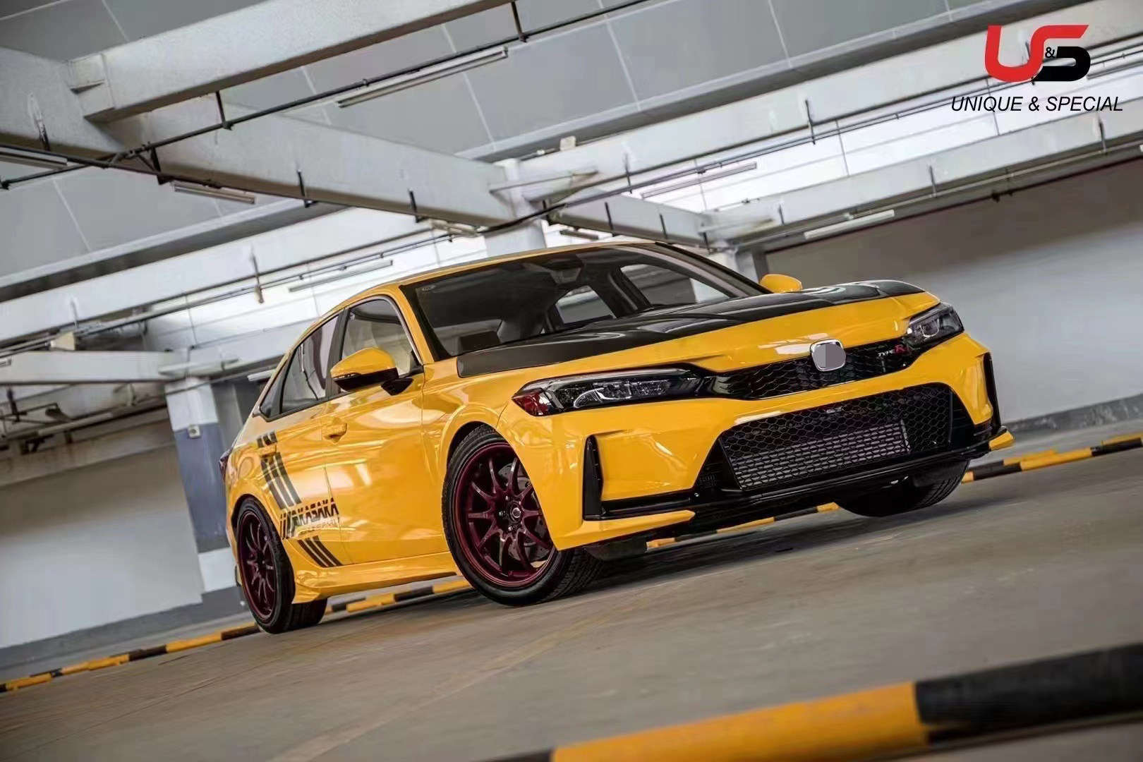 适用于十一代思域22款改装typer大包围中网11代tr包围前杠前脸