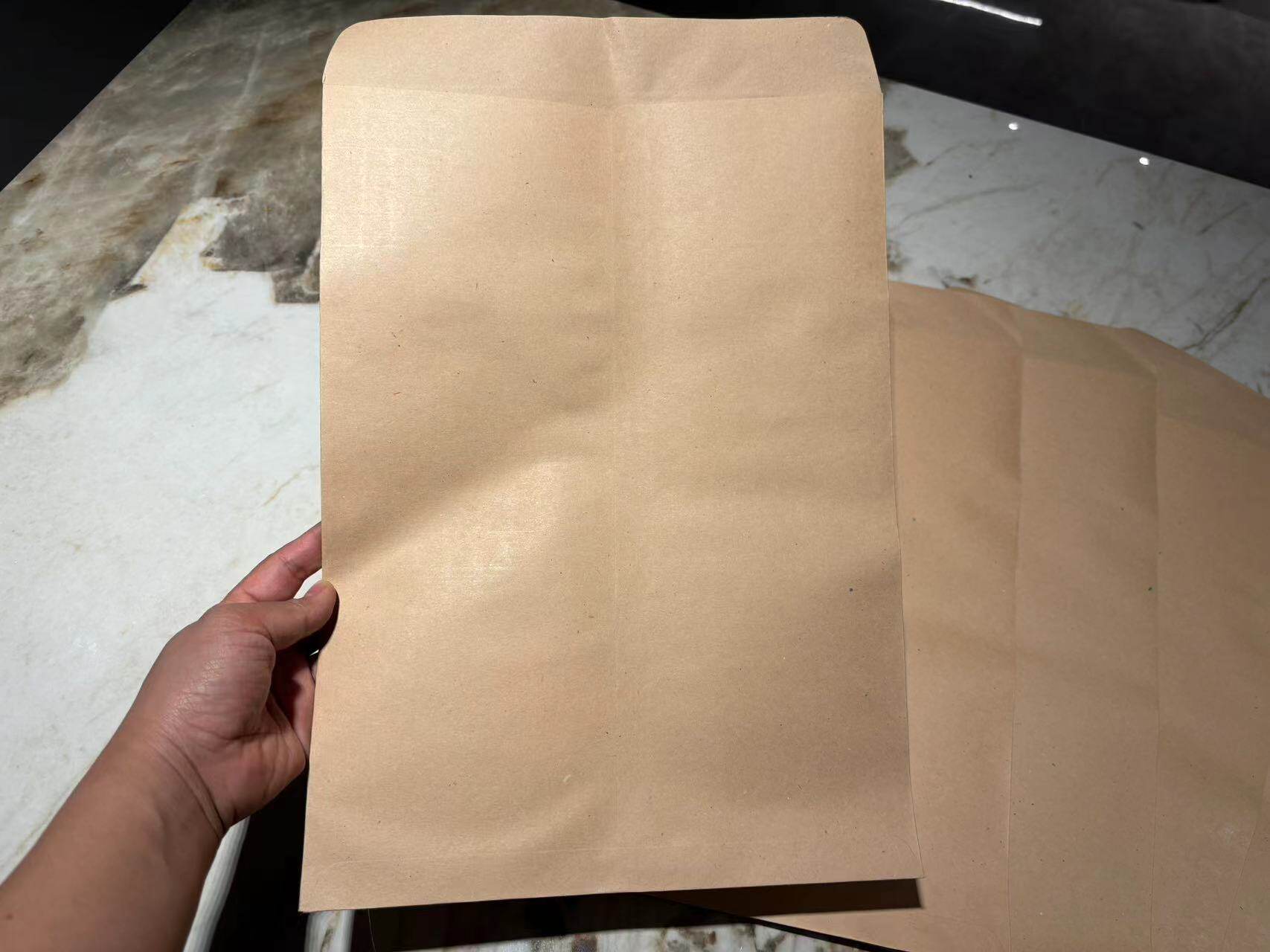 处理超大30*40CM 外贸出口空白文件袋  牛皮纸全木浆档案袋