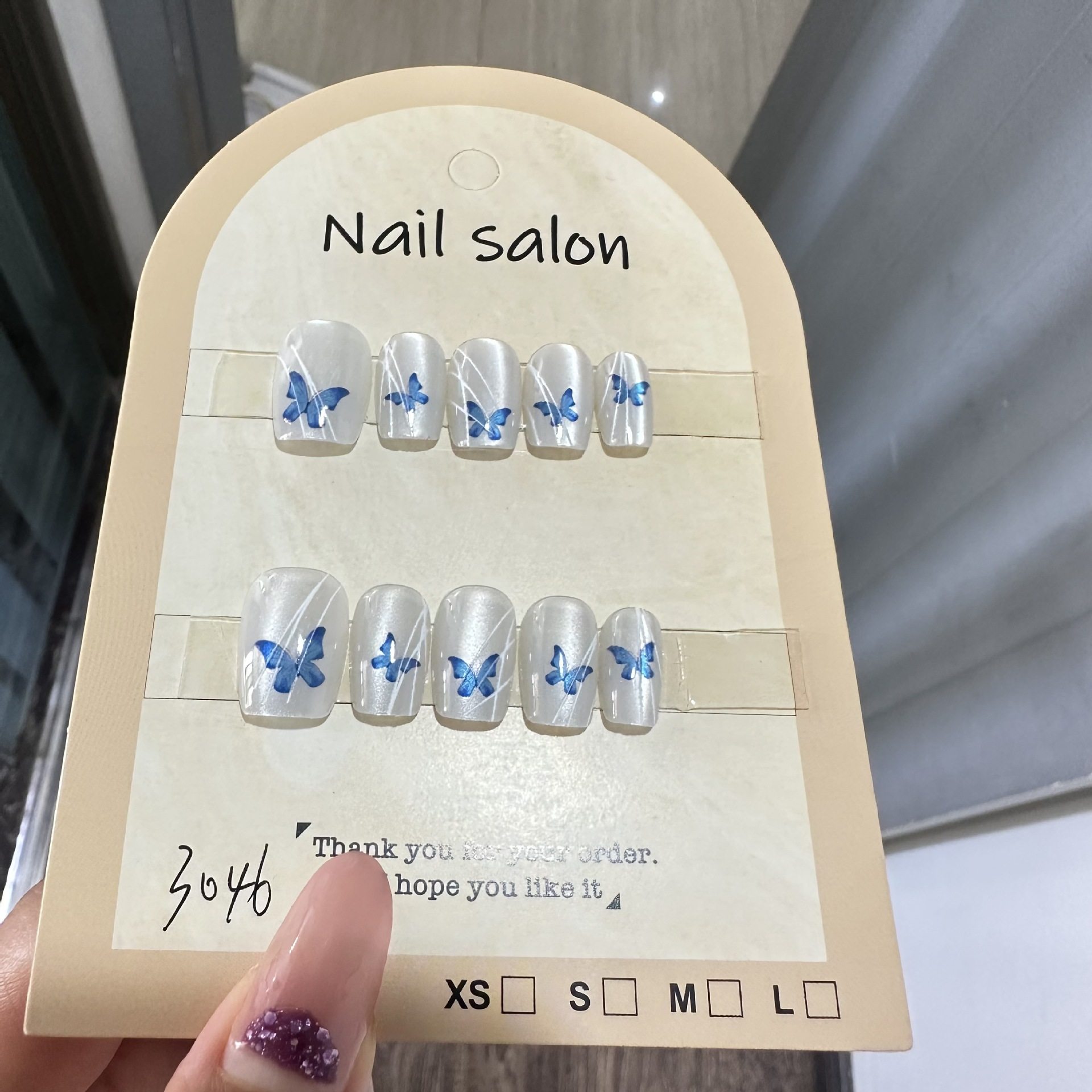 穿戴甲猫眼穿戴甲指甲贴片纯手工半手工美甲假指甲3046,彩妆/香水/美妆工具,穿戴甲/甲片,淘宝优惠券,粉丝福利购,淘宝优惠卷