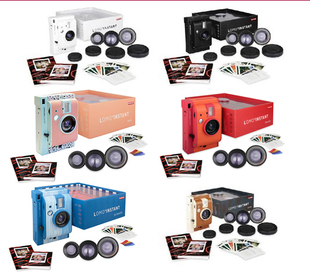 Lomo instant 特效拍立得一次成像复古相机三镜头套装包顺丰