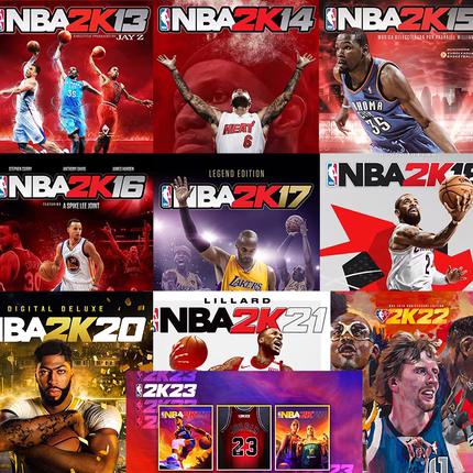 NBA2K13/14/15/16/17/18/19/20/21/22/23全套合集PC电脑单机游戏