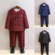 儿童走秀礼服英伦西服男童宝宝小西装 宝宝演出服春秋男孩花童套装