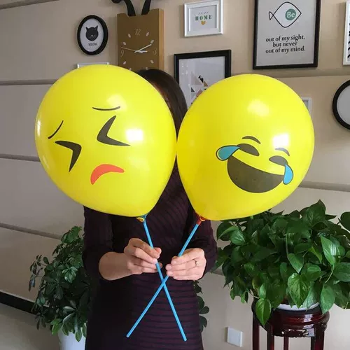 Новые разнообразные желтые толстые забавные лица WeChat QQ смайон с эмотикой баллон баллон Бар Бар Бесплатная доставка подарок