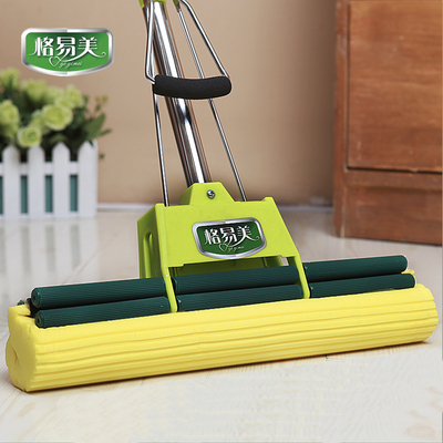 格易美海绵拖把一拖吸水挤水海棉
