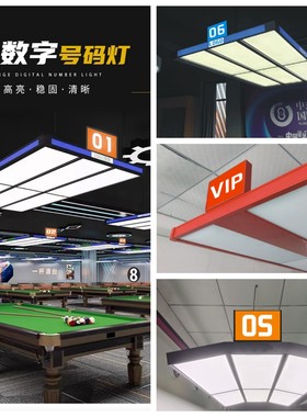 台号灯台球号码灯台球个性创意壁灯吧台装饰灯免费设计厂家直销