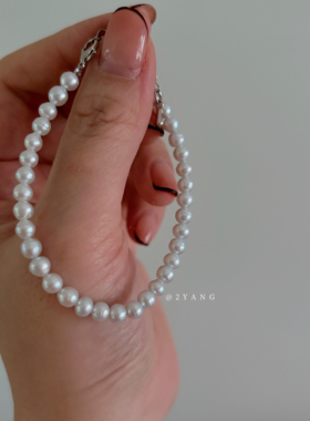 「月光变奏曲」天然珍珠手链女小众气质秋冬穿搭手饰百搭学生通勤