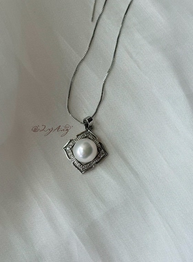 2YANG甄选「旧制度珠宝」天然淡水珍珠复古项链