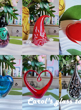 卡罗尔琉璃摆件居家手工工艺品