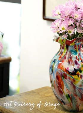 卡罗尔原创艺术感复古琉璃摆件