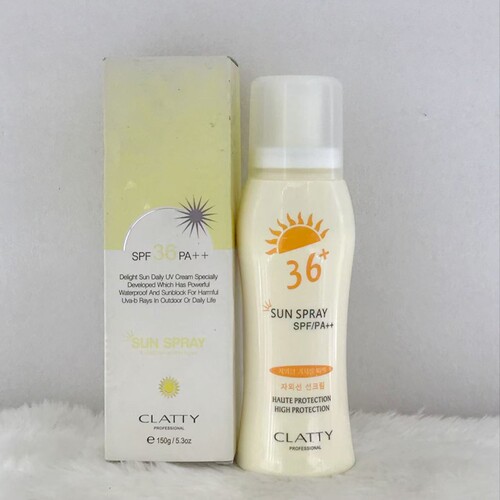 可蕾蒂SPF36防晒喷雾150g全身防水防汗保湿补水滋润防护隔离俏