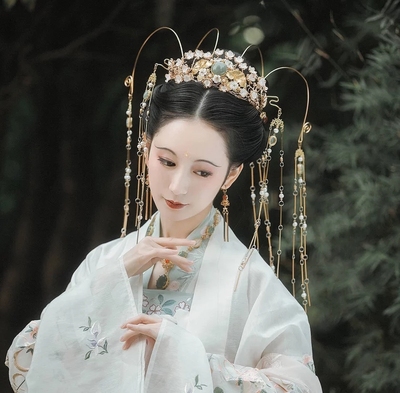 瑶姬般若配饰成品发冠司音儿同款