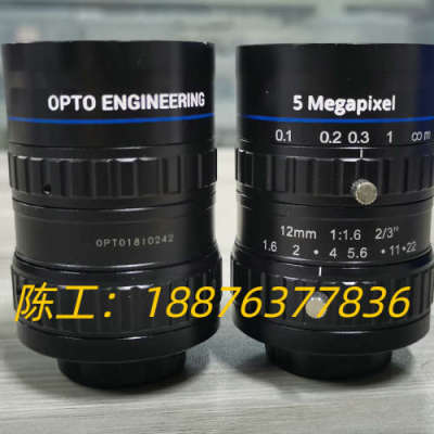OPTO工业镜头，EN5MP1216，12mm，F1.6，5议价