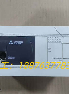 三菱FX3GA-40MR-CM，20年正品机，底部小瑕疵，实议价